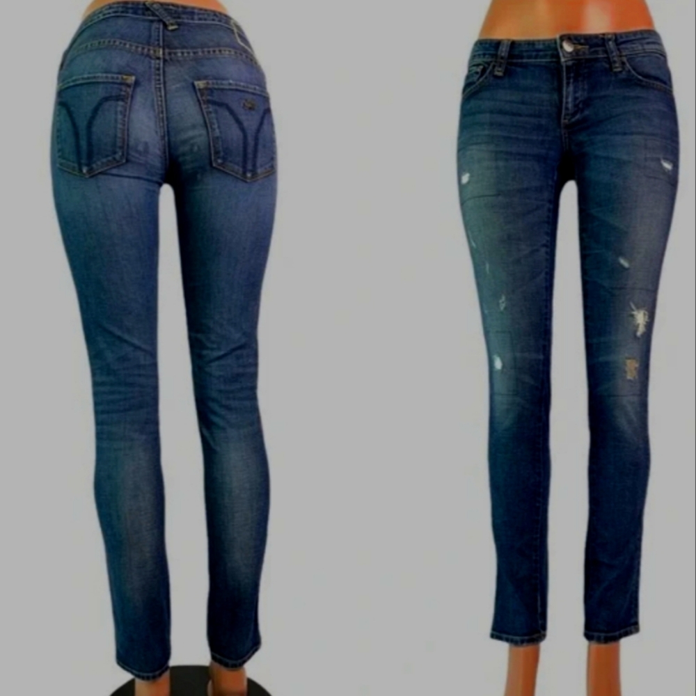 Miss Sixty Soul Skinny Distressed Jeans